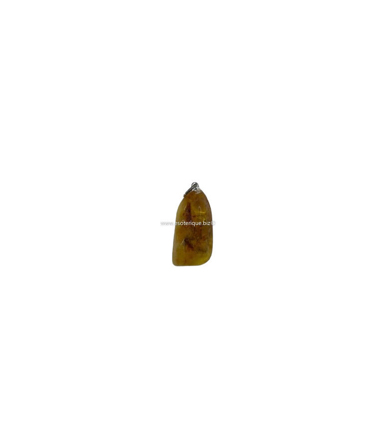 AMBRE - Pierre pendentif...
