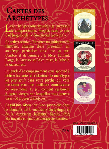 Cartes des archétypes   - Coffret