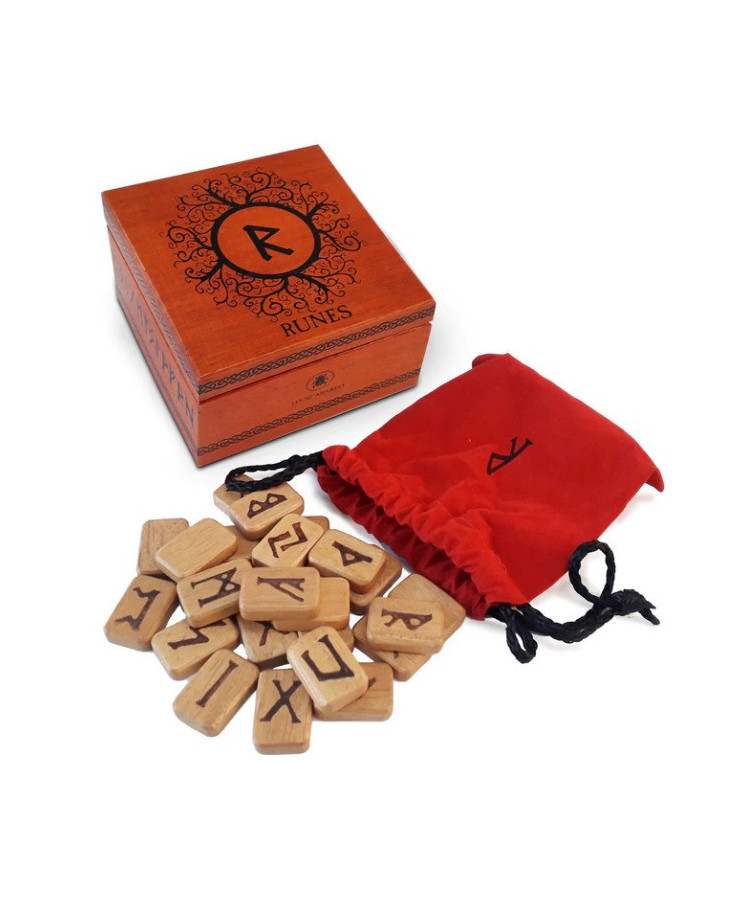 Runes en bois luxe