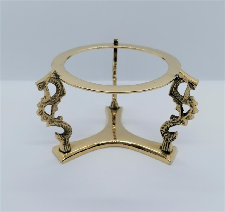 SOCLE CHIMERE EN LAITON