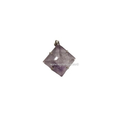 AMETHYSTE PYRAMIDAL PENDENTIF