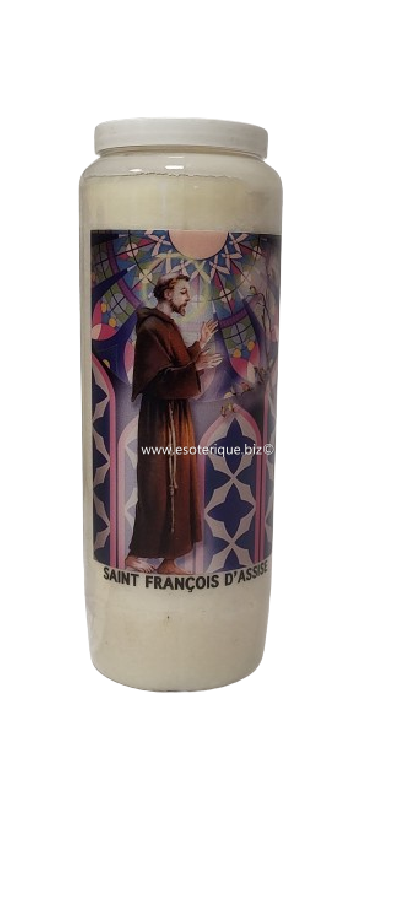 Neuvaine Saint François d'Assise | Bougie Sanctuaire