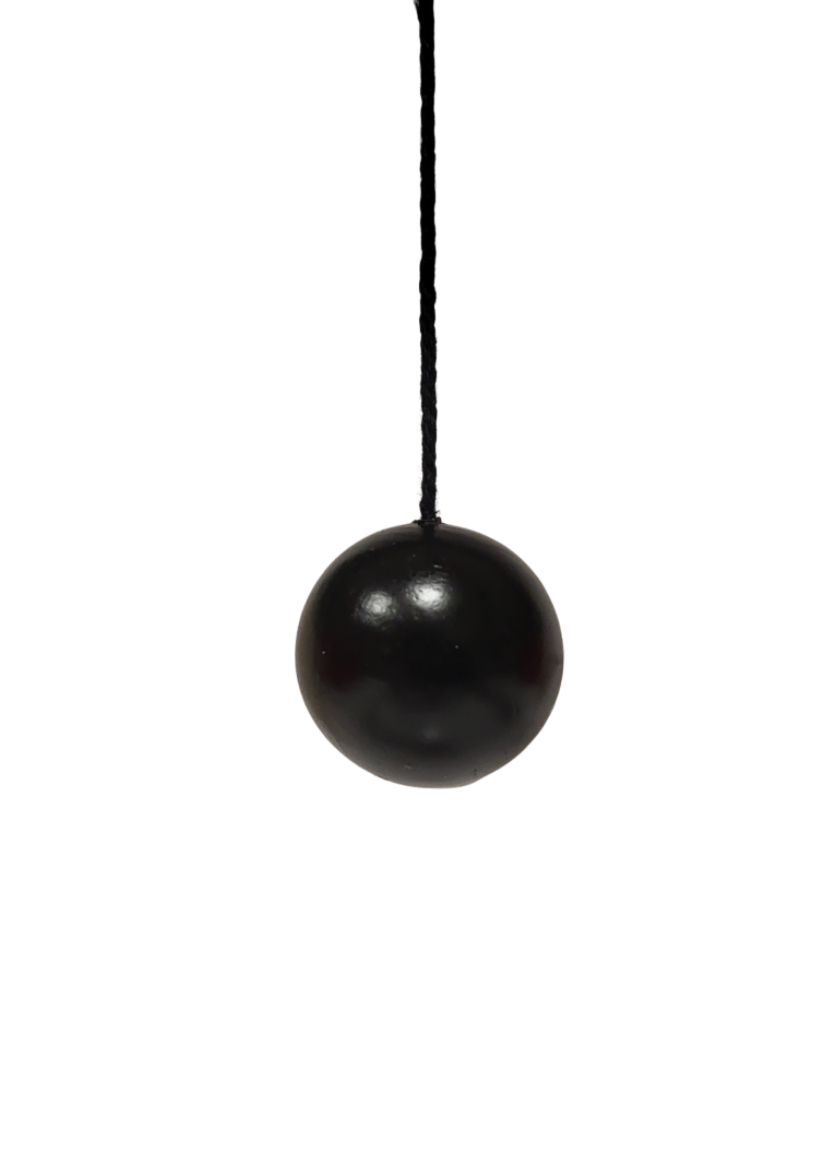 PENDULE BOULE BUIS NOIR