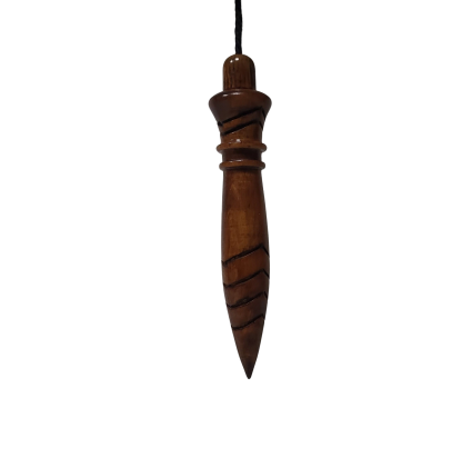 PENDULE EGYPTIEN BUIS THOT (COULEUR CHÊNE PLOMBE)