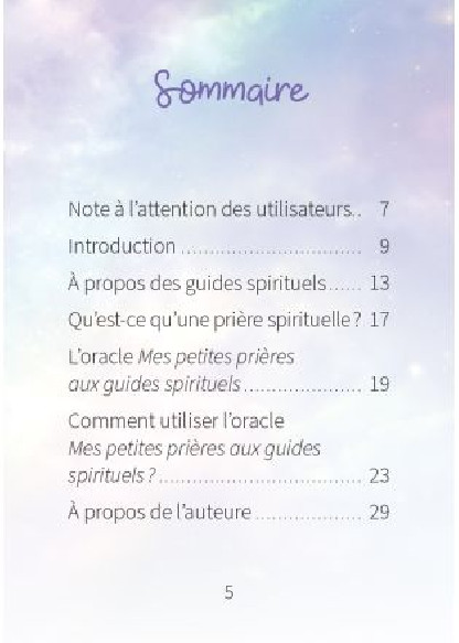 Mes petites prières aux guides spirituels