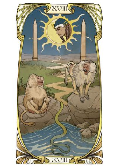 Tarot Égyptien Art Nouveau