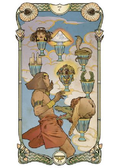 Tarot Égyptien Art Nouveau