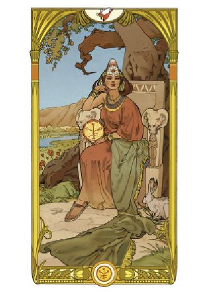 Tarot Égyptien Art Nouveau