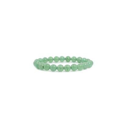 Bracelet en pierre Aventurine perles de 8mm Bracelet en pierre Aventurine perles de 8mm