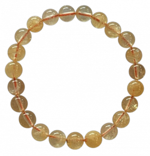 Citrine chauffée - Bracelet...