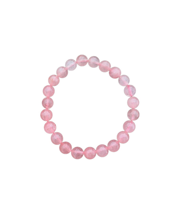Quartz Rose - Bracelet en...