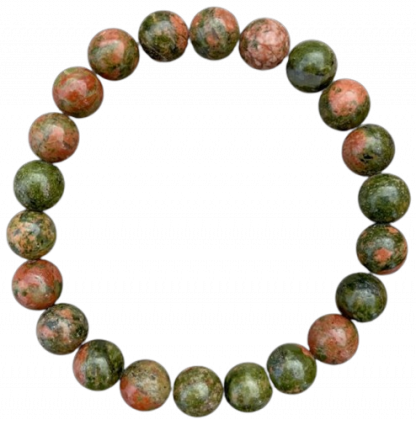 Unakite - Bracelet en pierre naturelle 6mm
