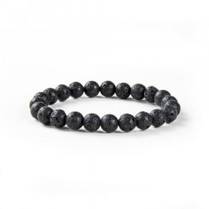 Bracelet Pierre de Lave pierres de 8mm