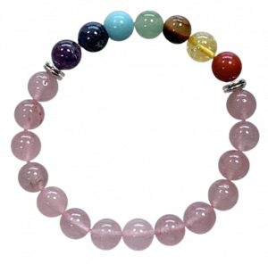 Quartz Rose + 7 Chakras -...