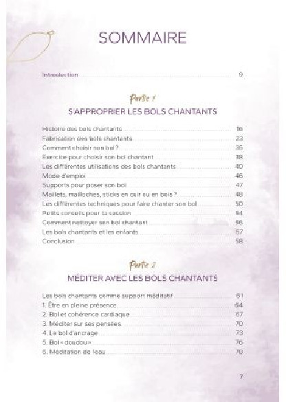 Méditer avec les bols chantants (19.90€ TTC)