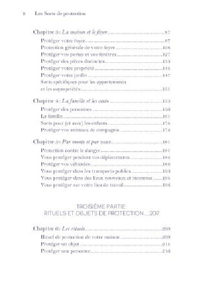 LES SORTS DE PROTECTIONS