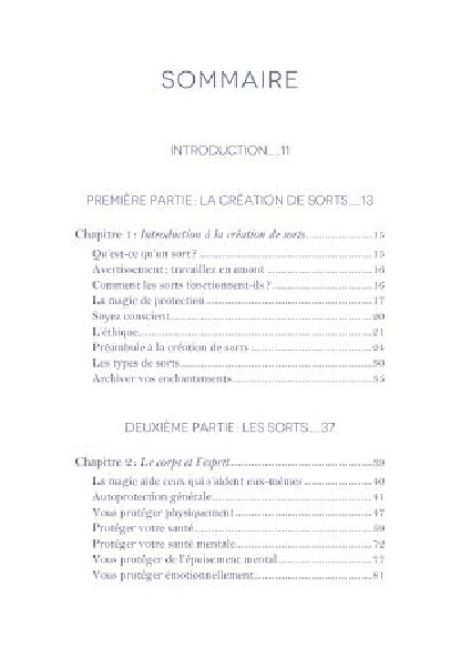 LES SORTS DE PROTECTIONS