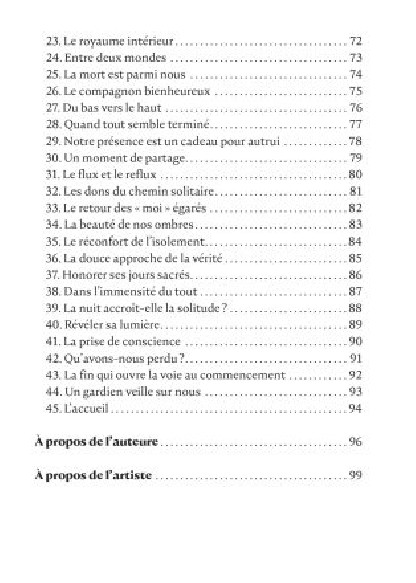 La forêt de la solitude