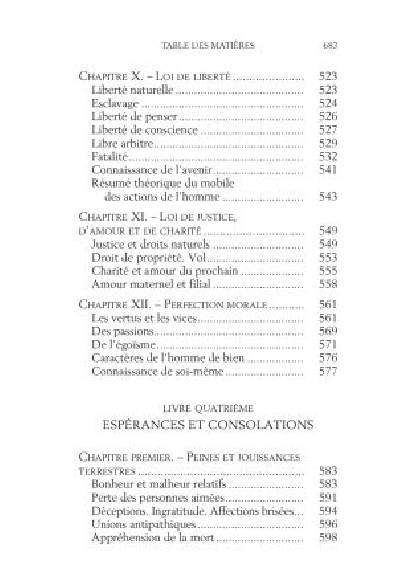 LE LIVRE DES ESPRITS