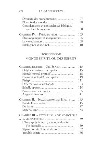 LE LIVRE DES ESPRITS