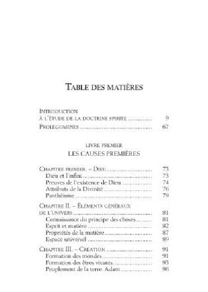 LE LIVRE DES ESPRITS