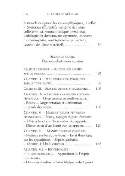LE LIVRE DES MEDIUMS