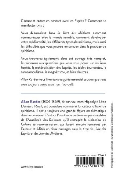 LE LIVRE DES MEDIUMS