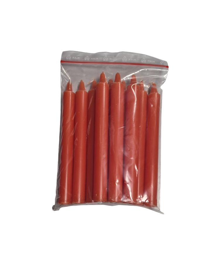 Bougie ORANGE - Sachet (x10)