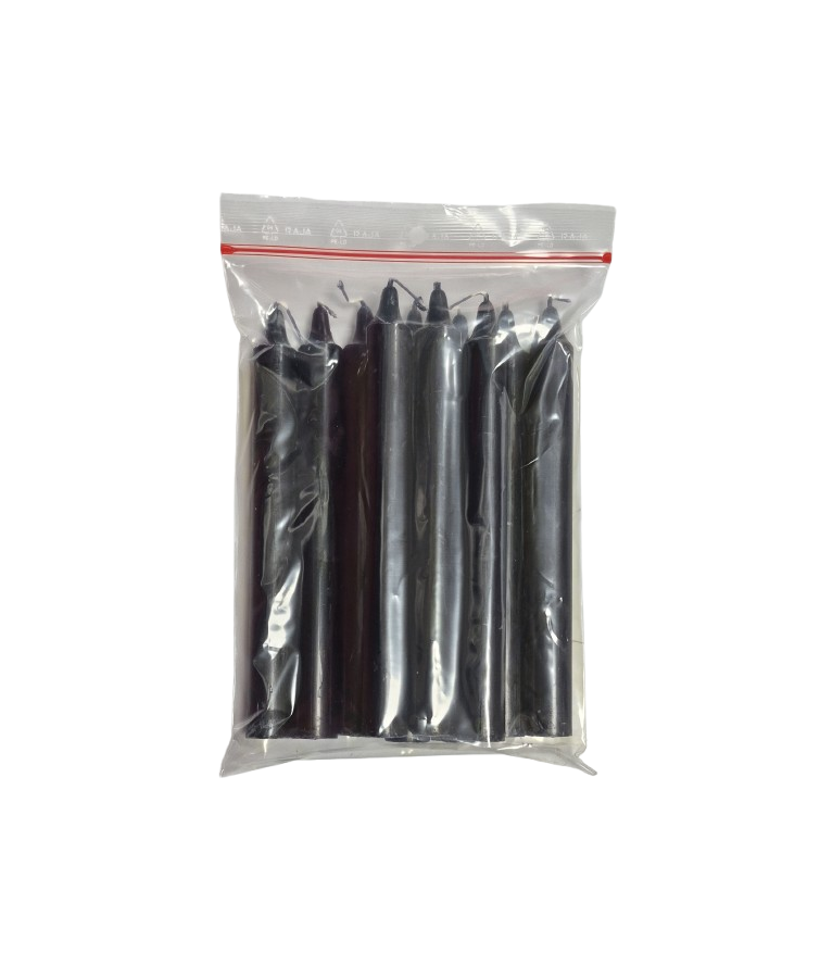 Bougie NOIR - Sachet (x10)