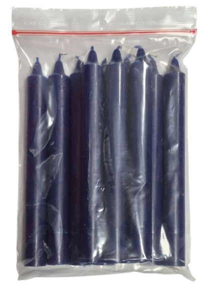 Bougie BLEU ROI - Sachet (x10)