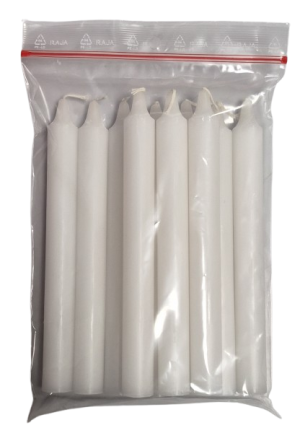 Bougie BLANCHE - Sachet (x10)