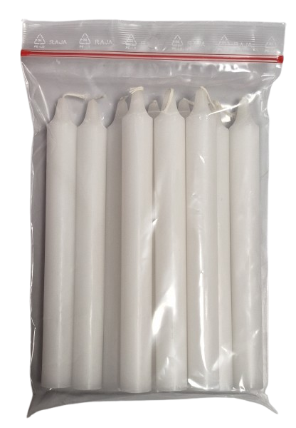 Bougie BLANCHE - Sachet (x10)