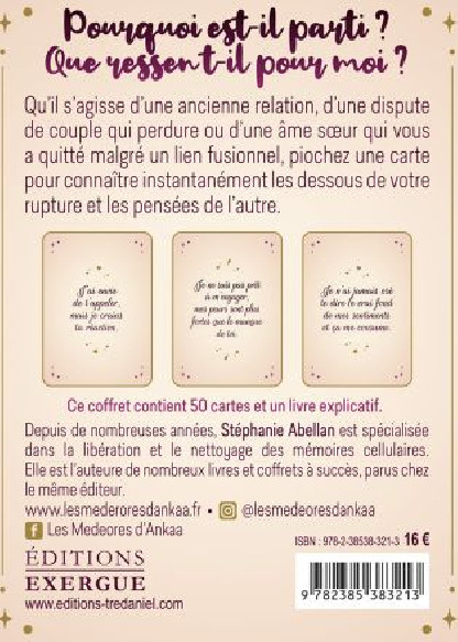 Les secrets de ma Rupture, Mon oracle poche