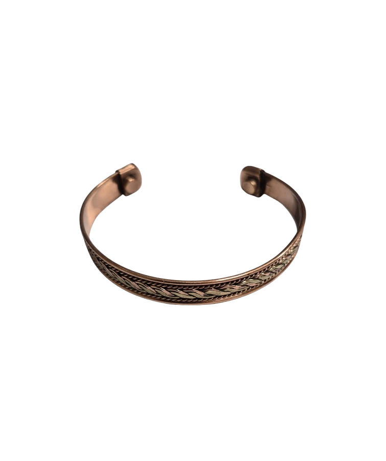 BRACELET Ouvragé en cuivre.