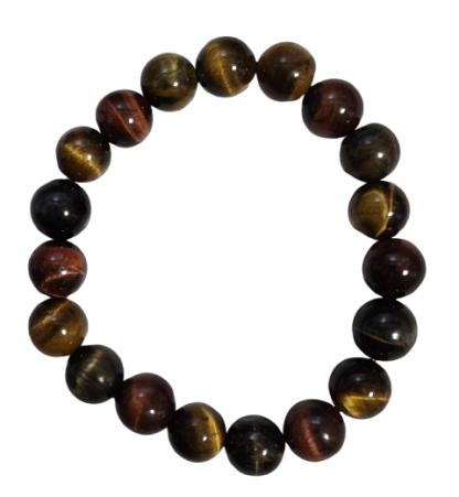 Œil de Tigre Multicolore - Bracelet en pierre naturelle 10mm