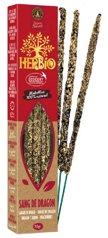 Encens bâton Sang De Dragon - HERBIO - paquet de 20 gr