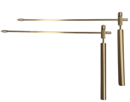 BAGUETTE PARALLELE CUIVRE DORE DEMONTABLE