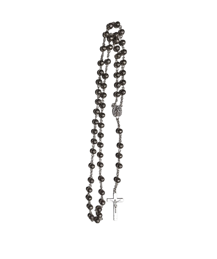 Chapelet Perles Métal étoilées