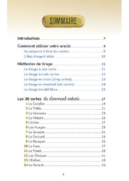 Le Lenormand enchanté