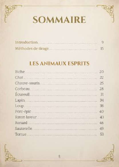 L'Oracle des animaux de lumière