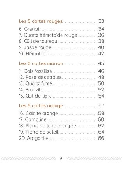 L'Oracle psycho-émotionnel des pierres