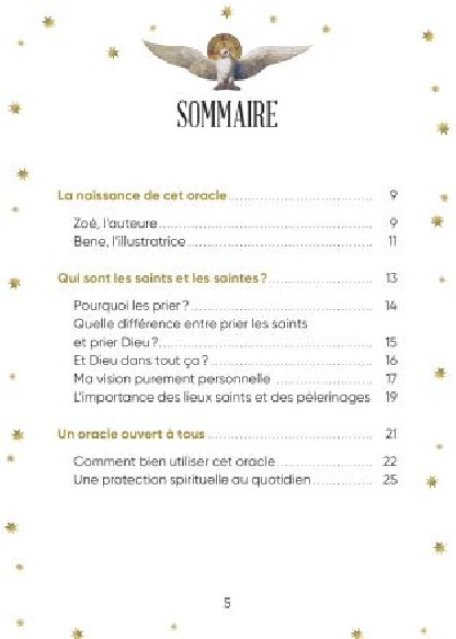 L'oracle des saintes et des saints