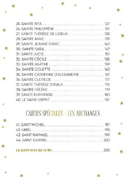 L'oracle des saintes et des saints