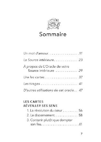 L'oracle de votre source intérieure