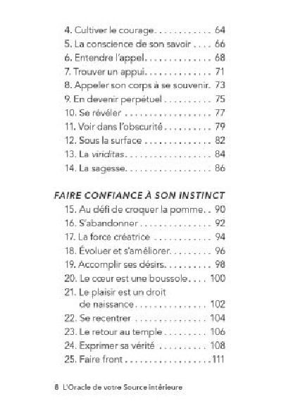 L'oracle de votre source intérieure