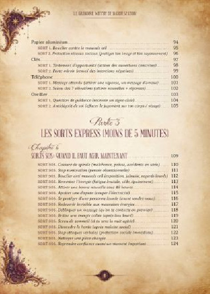 Le grimoire Witchy de manifestation