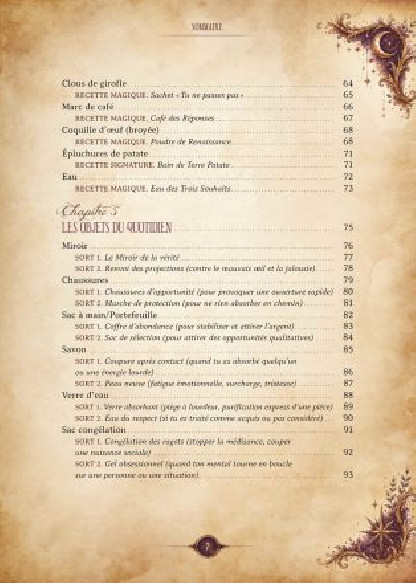 Le grimoire Witchy de manifestation