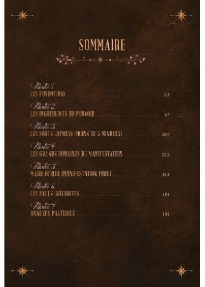 Le grimoire Witchy de manifestation