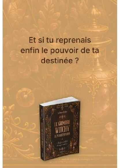 Le grimoire Witchy de manifestation