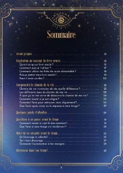 Le Livre Oracle du chemin de vie
